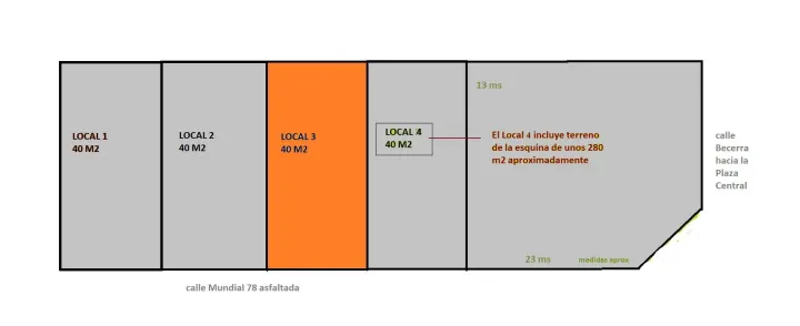 Mundial 78 Nº50 Local Nº 3 VENTA  Villa de Merlo, San Luis